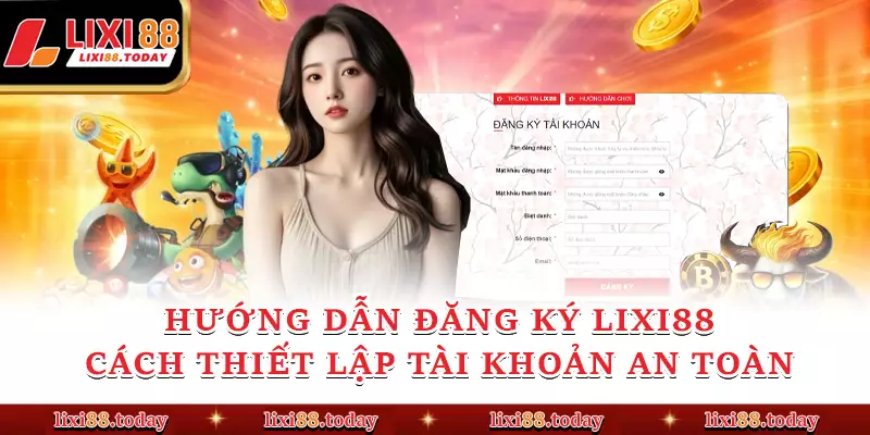 Hướng Dẫn Đăng Ký LIXI88, Cách Thiết Lập Tài Khoản An Toàn