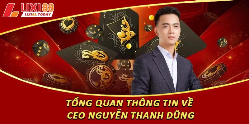 Tổng quan thông tin về CEO Nguyễn Thanh Dũng