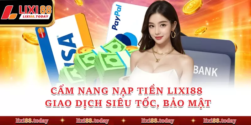 Cẩm Nang Nạp Tiền LIXI88 – Giao Dịch Siêu Tốc, Bảo Mật