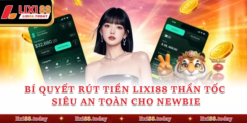 Bí Quyết Rút Tiền LIXI88 Thần Tốc Siêu An Toàn Cho Newbie