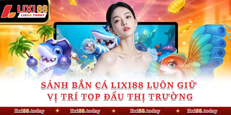 Sảnh bắn cá LIXI88 luôn giữ vị trí top đầu thị trường